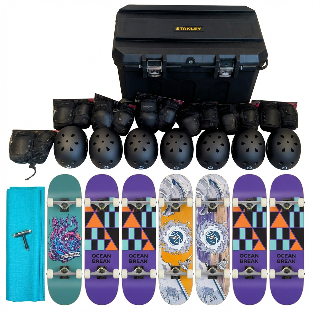 School Skateboard Program Kit (7 boards)